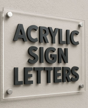 Acrylic Sign Protective Finish